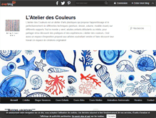 Tablet Screenshot of latelierdescouleurs.org